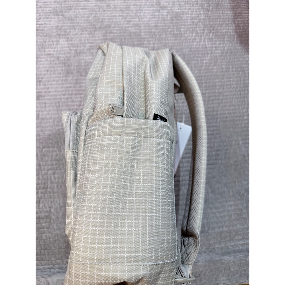 HERSCHEL SUPPLY CO. Pop Quiz Backpack 25L Grid London Fog Laptop Bag NWT - Picture 5 of 9
